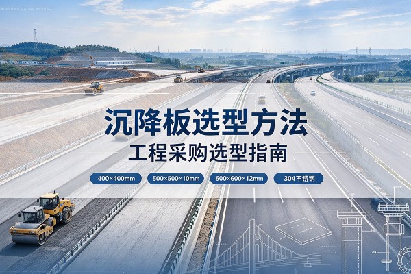 城西沉降板选择方法