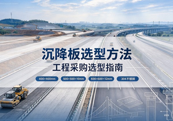 城西沉降板选择方法
